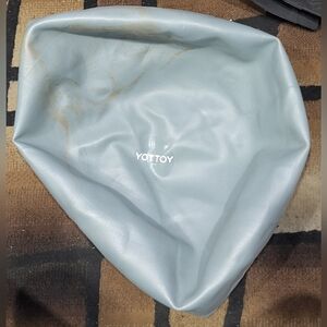 Yottoy Anti-Burst Exercise Ball- Work Out, Yoga & Pregnancy, 4'8"-5'6"/65cm Gray